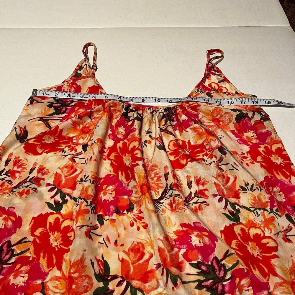 Show Me Your Mumu Women SZ Medium Pink Floral Trapeze Sleeveless Mini Dress Tank - Picture 7 of 11